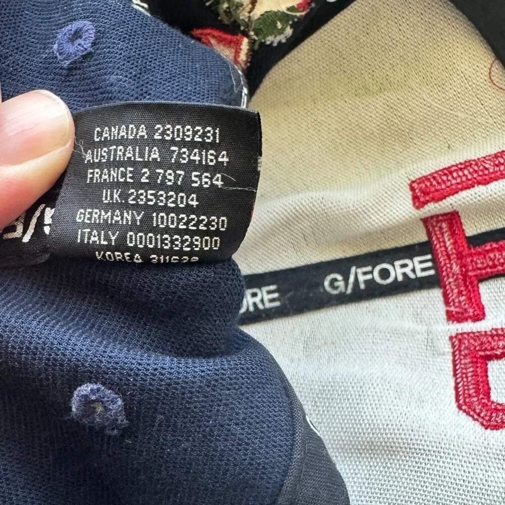 G/Fore Hat 1.10 Flex Fit Size O/S Blue Red (JTP Embroidery) Dragon 1925 Blue